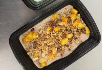 Peaches and Cream Overnight Oats