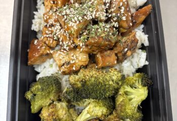 Teriyaki Chicken w/ Jasmine Rice, Roasted Veggies