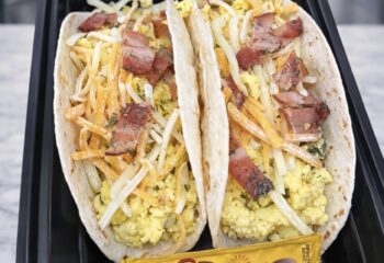 Breakfast Tacos w/ Smashed Potatoes