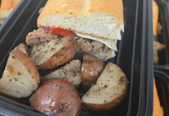 Philly Cheesesteak Sandwich w/
Pepperjack Philly Cheesesteak Sandwich w/
Pepperjack