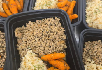 Lean Ground Turkey w/ Broth-Infused Brown Rice & Roasted Veggies