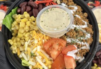 Turkey Taco Salad w/ Jalepeño Ranch Dressing