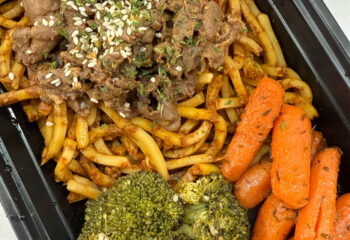 Beef Udon w/ Roasted Veggies