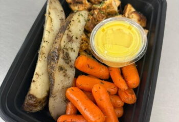 Honey Mustard Chicken w/ Parmesan Wedges