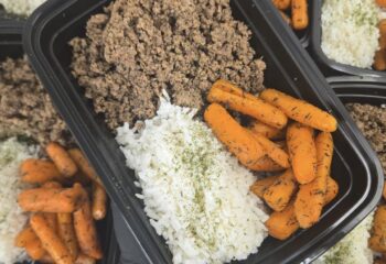 Extra Lean Ground Beef w/ Rice and Carrots