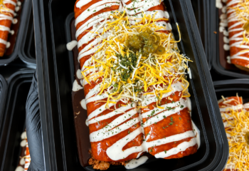 Buffalo Chicken Enchiladas