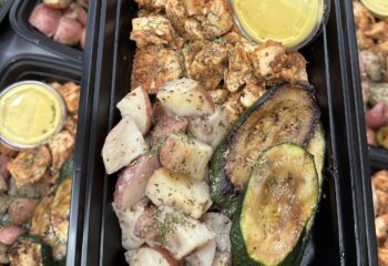 Good ol’ Blackened Chicken W/ Honey Mustard & Red Potato Cubes