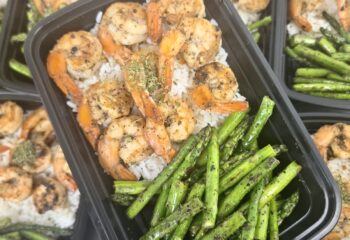 Shrimp W/ White Rice & Veggies
