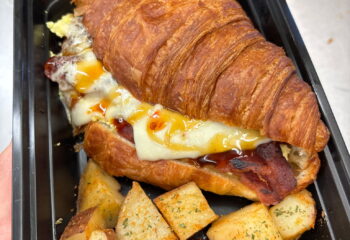 Hot Honey Turkey Bacon Breakfast Croissant